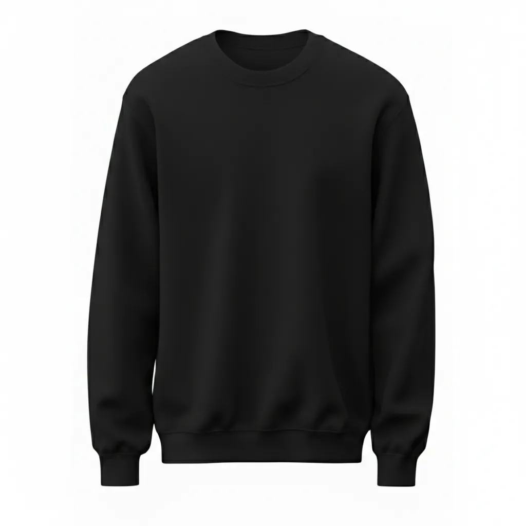 Basic Erkek Sweatshirt Siyah