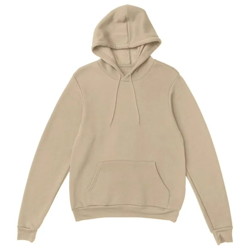 Basic Kadın Hoodie Krem