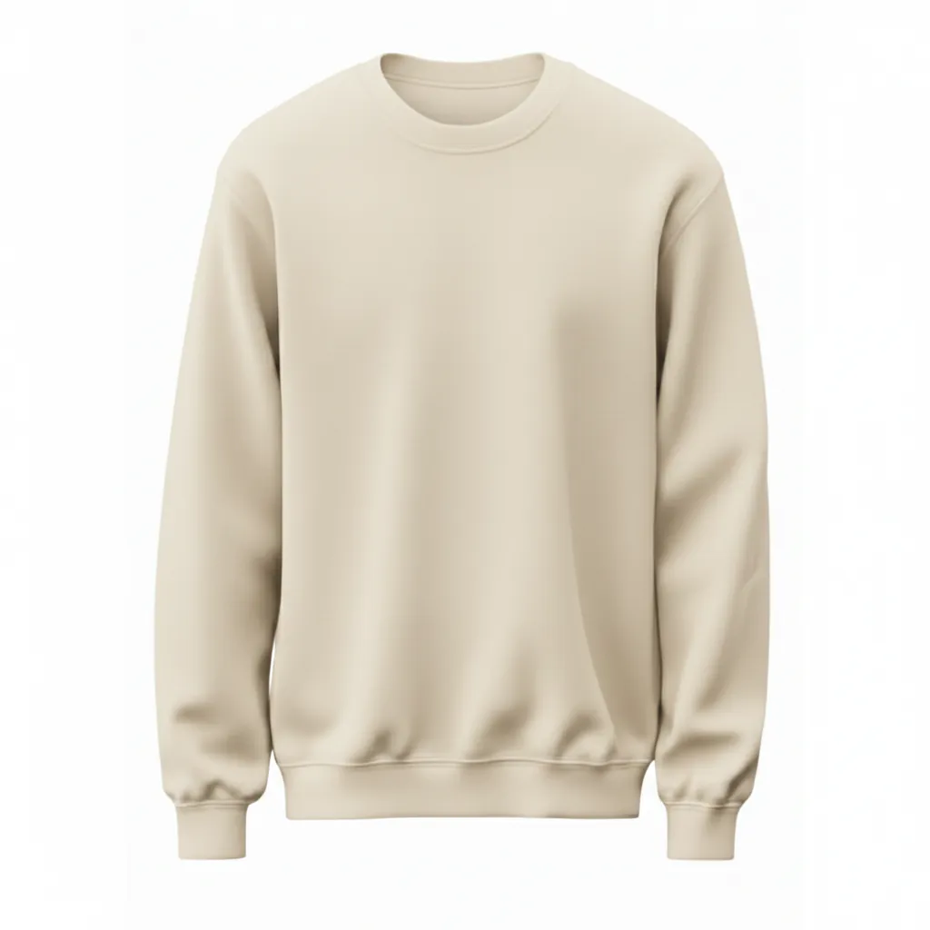 Basic Kadın Sweatshirt Krem