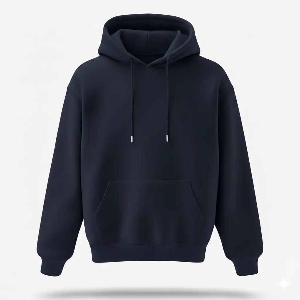 Premium Erkek Hoodie Oversize Lacivert